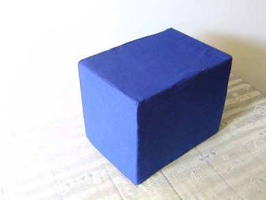 Lagerungswuerfel blau